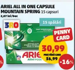 Penny ARIEL All in one capsule mountain spring Ofertă