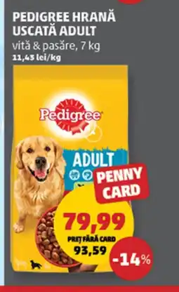 Penny Pedigree Hrană uscată adult Ofertă