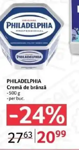 Selgros PHILADELPHIA Cremă de brânză Ofertă