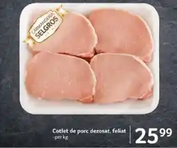 Selgros Cotlet de porc dezosat, feliat Ofertă