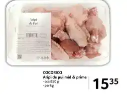 Selgros COCORICO Aripi de pui mid & prime Ofertă