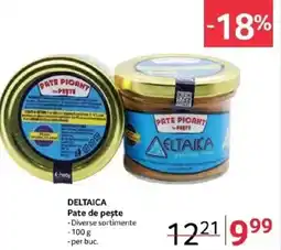 Selgros DELTAICA Pate de peşte Ofertă