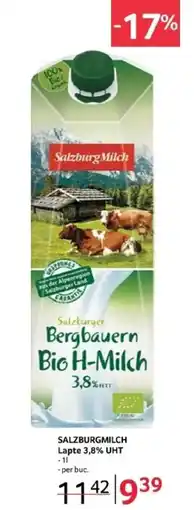Selgros SALZBURGMILCH Lapte 3,8% UHT Ofertă
