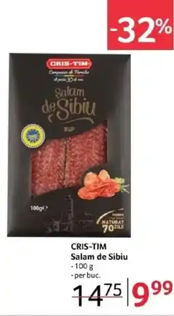 Selgros CRIS-TIM Salam de Sibiu Ofertă