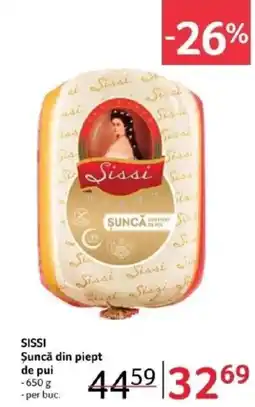 Selgros SISSI Şuncă din piept de pui Ofertă