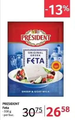 Selgros PRESIDENT Feta Ofertă