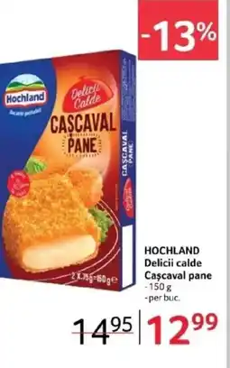 Selgros HOCHLAND Delicii calde Cascaval pane Ofertă