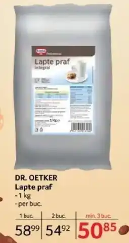 Selgros DR. OETKER Lapte praf Ofertă