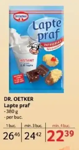 Selgros DR. OETKER Lapte praf Ofertă