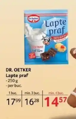 Selgros DR. OETKER Lapte praf Ofertă