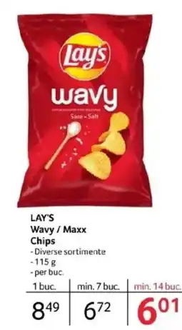 Selgros LAY'S Wavy / Maxx Chips Ofertă
