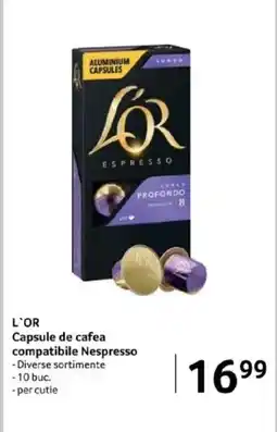 Selgros L'OR Capsule de cafea compatibile Nespresso Ofertă