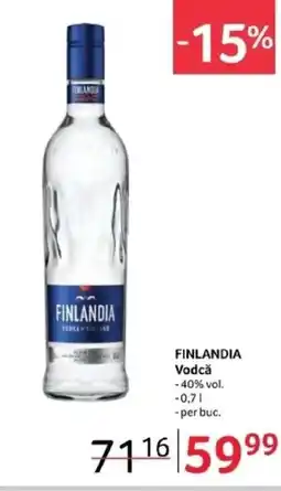 Selgros FINLANDIA Vodcǎ Ofertă