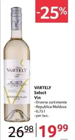 Selgros VARTELY Select Vin Ofertă