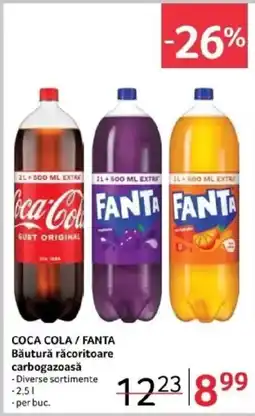 Selgros COCA COLA / FANTA Băutură răcoritoare carbogazoasă Ofertă