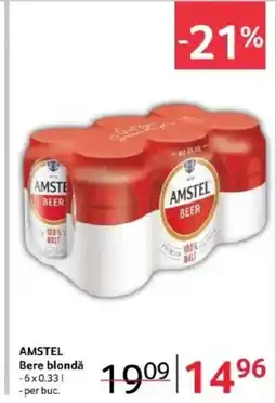 Selgros AMSTEL Bere blondă Ofertă