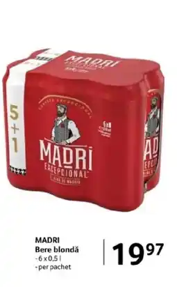 Selgros MADRI Bere blondǎ Ofertă