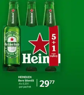 Selgros HEINEKEN Bere blondǎ Ofertă