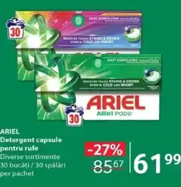 Selgros ARIEL Detergent capsule pentru rufe Ofertă