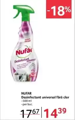 Selgros NUFAR Dezinfectant universal fără clor Ofertă