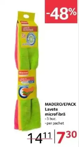 Selgros MADERO/EPACK Lavete microfibră Ofertă