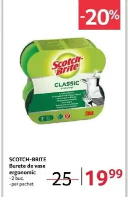 Selgros SCOTCH-BRITE Burete de vase ergonomic Ofertă