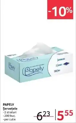 Selgros PAPELY Şerveţele Ofertă