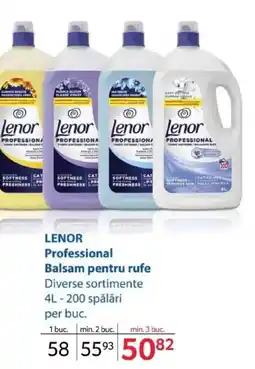 Selgros LENOR Professional Balsam pentru rufe Ofertă