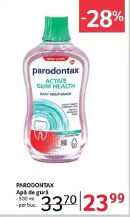 Selgros PARODONTAX Apǎ de gură Ofertă