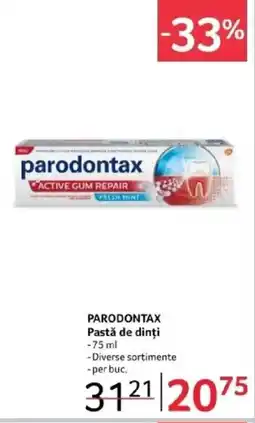 Selgros PARODONTAX Pastǎ de dinți Ofertă