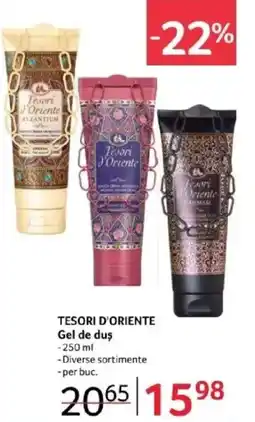 Selgros TESORI D'ORIENTE Gel de duş Ofertă