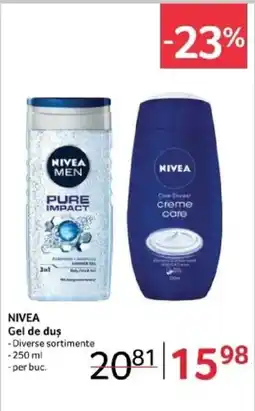 Selgros NIVEA Gel de duş Ofertă