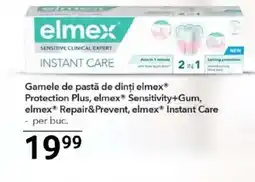 Selgros Gamele de pastă de dinți elmex* Protection Plus, elmex® Sensitivity+Gum, elmex® Repair&Prevent, elmex* Instant Care Ofertă
