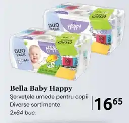 Selgros Bella Baby Happy Şerveţele umede pentru copii Ofertă