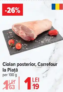 Carrefour Ciolan posterior, Carrefour la Piaţă Ofertă