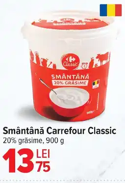 Carrefour Smântână Carrefour Classic Ofertă