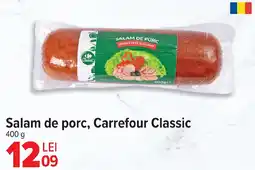 Carrefour Salam de porc, Carrefour Classic Ofertă