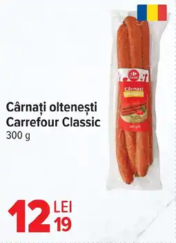 Carrefour Cârnaţi olteneşti Carrefour Classic Ofertă