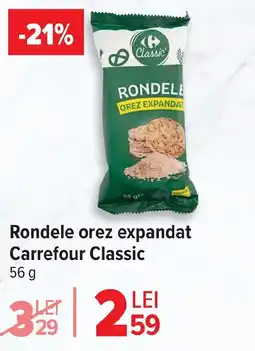 Carrefour Rondele orez expandat Carrefour Classic Ofertă