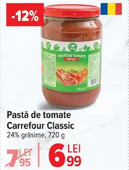 Carrefour Pastă de tomate Carrefour Classic Ofertă