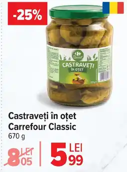 Carrefour Castraveţi în oțet Carrefour Classic Ofertă