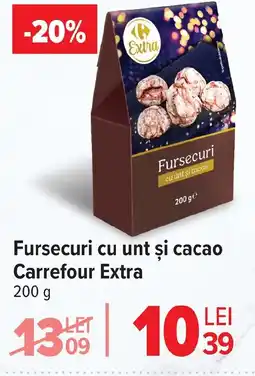 Carrefour Fursecuri cu unt și cacao Carrefour Extra Ofertă