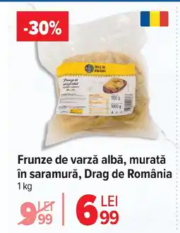 Carrefour Frunze de varză albă, murată în saramură, Drag de România Ofertă