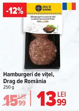 Carrefour Hamburgeri de vițel, Drag de România Ofertă