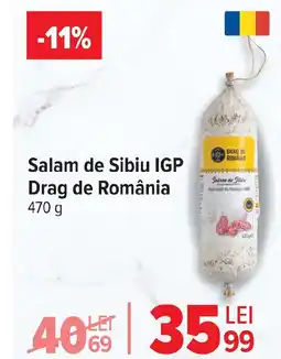 Carrefour Salam de Sibiu IGP Drag de România Ofertă