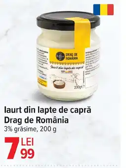 Carrefour laurt din lapte de capră Drag de România Ofertă