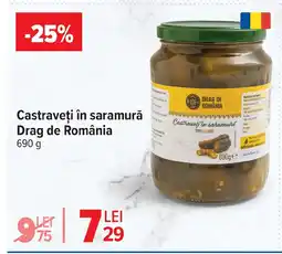 Carrefour Castraveţi în saramură Drag de România Ofertă