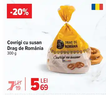 Carrefour Covrigi cu susan Drag de România Ofertă