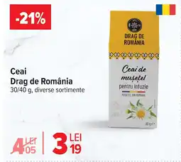 Carrefour Ceai Drag de România Ofertă