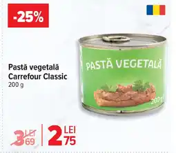 Carrefour Pastă vegetală Carrefour Classic Ofertă